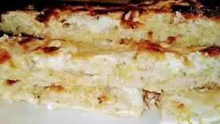 ЗАПЕКАНКА ИЗ КАБАЧКОВ с КУРИНЫМ ФАРШЕМ.