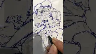 Drawing a cute couple!!❤️ (went wrong;)) - 