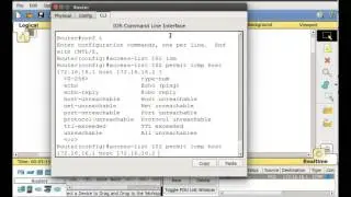 Configuring firewall rules for an icmp ping on cisco router