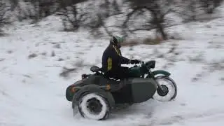 Зимний продубас на советских мотоциклах. Часть 2.
