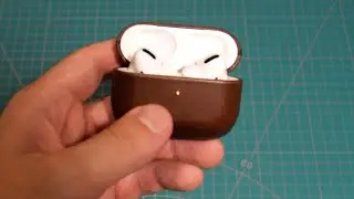Unboxing Nomad Modern Horween Leather Case (Rustic Brown) for AirPods Pro