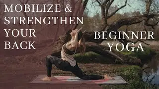 Beginner Yoga To Strengthen & Mobilize Your Back | Relieve Back Pain & Recover From Sitting All Day