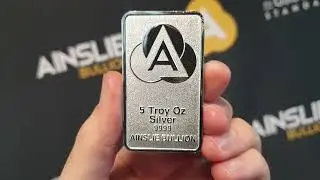Why Buy Ainslie 5oz Minted Silver Bars?