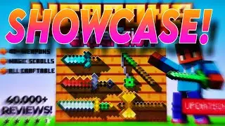 Minecraft: WEAPONS EXPANSION! (STORM, TNT, THUNDER SWORD, TURRETS, MAGIC SCROLLS & MORE!) - Showcase