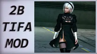 2B cosplay mod for Tifa - Final Fantasy VII Remake