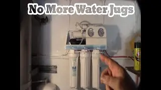 Geekpure reverse osmosis water system with booster pump Installation, RO refrigerator Ice maker.