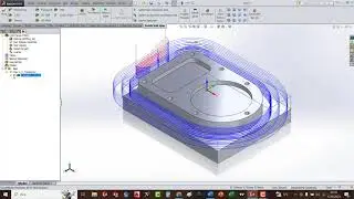 SOLIDCAM FREZE -2.5 EKSEN PROFİL İŞLEME- HAVUZ İŞLEME