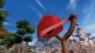 The Angry Birds Movie... but Terence actually launches from Slingshot