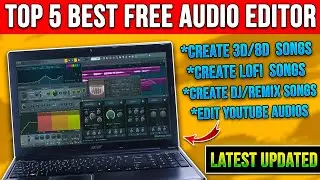 Top 5 Best Free Audio Editing Software for PC/Laptop [2024] - Beginner to Advanced⚡[Latest Updated]🤯