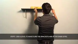 HOW TO: fixing a Duraline bracket to your wall - English