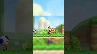 The Origins of Luigi Winning by Doing Nothing #mariobros #secret #shorts