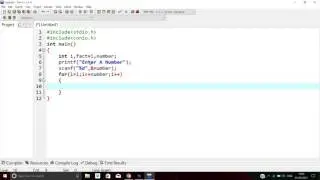 Factorial Program In C