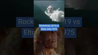 Elton John (1975) vs Taron Egerton (2019) - Pinball Wizard 