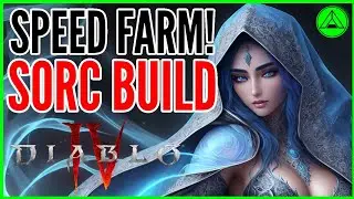 Diablo 4 BEST SORCERESS BUILD! (Fastest 1-100) Skills, Aspects, Paragon & Gameplay Guide!