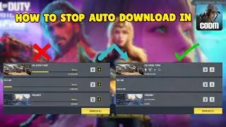 How to Stop Automatic Downloads in Call of Duty Mobile [Solve Automatic Download Problem]
