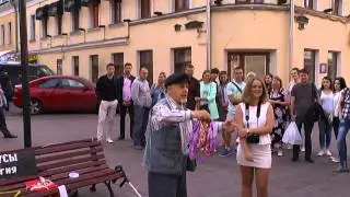 Фокус с двумя платками