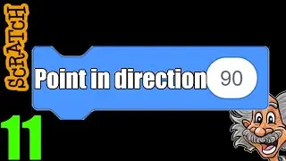 11: Point in Direction block in Scratch - 