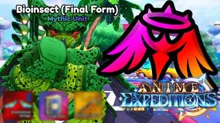 Showcasing Best Build For Unbound Perfect Cell (Bioinsect Final Form) In Anime Expeditions! (Roblox)