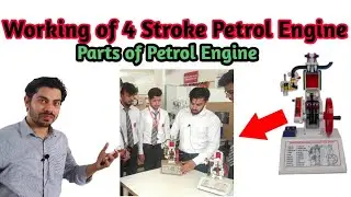 4 Stroke Petrol Engine | four Stroke petrol Engine | IC Engine working | Internal combustion Engine