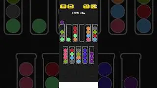 Ball sort puzzle level 864 