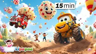 🚍 Bubble Bus + Rocket + Tractor = Rhymes Adventure! 🎉