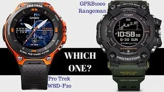 Which One Is Better? ProTrek WSD F20 VS G-SHOCK Rangeman Comparison