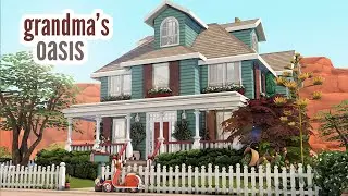 grandma's oasis \\ The Sims 4 speed build
