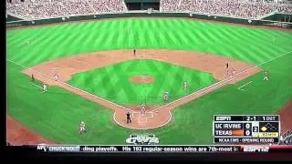 Longhorn Baseball vs UC Irvine in CWS June14 2014
