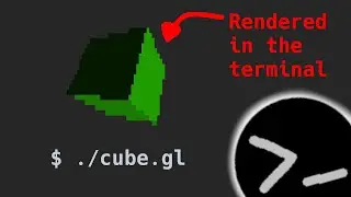 Rendering 3d graphics in my terminal