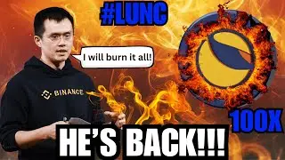 LUNC holders prepare for MASSIVE BURNS 🔥& a 10X price pump! CZ Binance's return is bullish for #LUNC