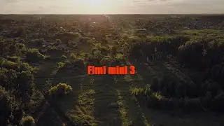 Полет на закате . Снято на Fimi mini 3. Flight at sunset. Shot on Fimi mini 3.