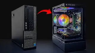 I BUILT A $180 GAMING PC! Optiplex SFF Case Swap!