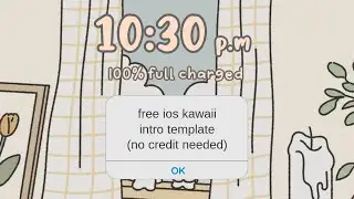 10 ios cute kawaii intro template | Free to use | SB016