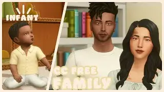 The sims 4 Infant Update!!! // CC Free Family // Create A Sim