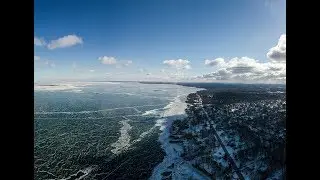 Lake Erie frozen completely over