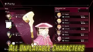 Sword Art Online Last Recollection All Unplayable Characters