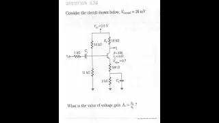 How To Calculate The Voltage Gain of a Transistor Amplifier | Free Crash Course by Shubham Chachan
