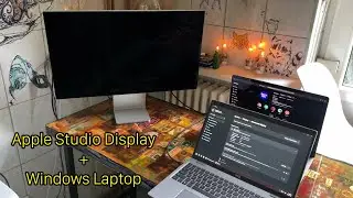 Apple Studio Display 'working' with Windows 11 Laptop