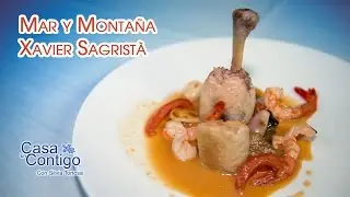 Receta Mar y Montaña de Xavier Sagrista, Hotel Mas Pau