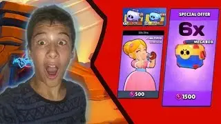 KUPIO SAM 6x MEGA BOXEVA I DOBIO LEGENDARNOG BRAWLERA!! *+ KUPIO SAM NOVI SKIN OD PIPER*
