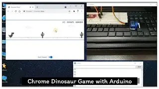 Chrome Dinosaur game with Arduino