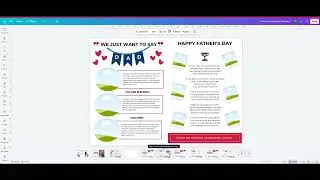 Fathers Day Newspaper template 2 | Gift Idea | Canva template | Instant download | Happy Fathers Day