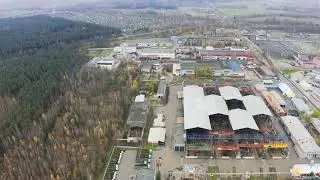 Аэросъемка с инфографикой