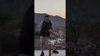 Having some fun cutting water bottles with my Ronin Katana Euro longsword 15