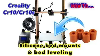 How to replace bed springs on cr10s | install silicone bed mounts on ender 3 & cr10 plus + bed level