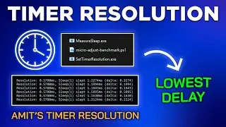 How to PROPERLY Setup Timer Resolution for LOWEST DELAY! ⏲️🔧 (Amit's Timer Resolution)