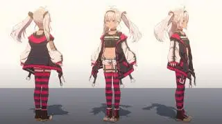 [NiloToonURP] 魔使マオ unity URP render test (model by 百舌谷@mozuya_)
