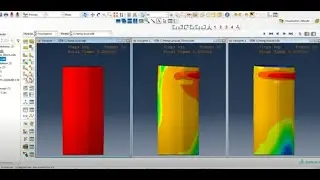 CFST column subjected to Uniaxial biaxial and Axial loading in ABAQUS