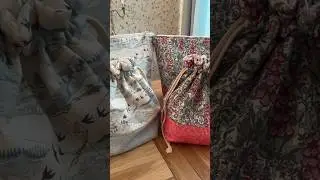 New handmade project bags, bag making kits and fabrics made with new liberty print quilting cottons