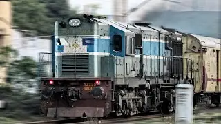 Beast Chugging & Honking Of Nawabi Locomotive ~ Lucknow WDG-3A with Aligarh - Bareilly Passenger